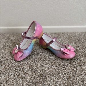 Sparkly Pink Rainbow Kids Shoes